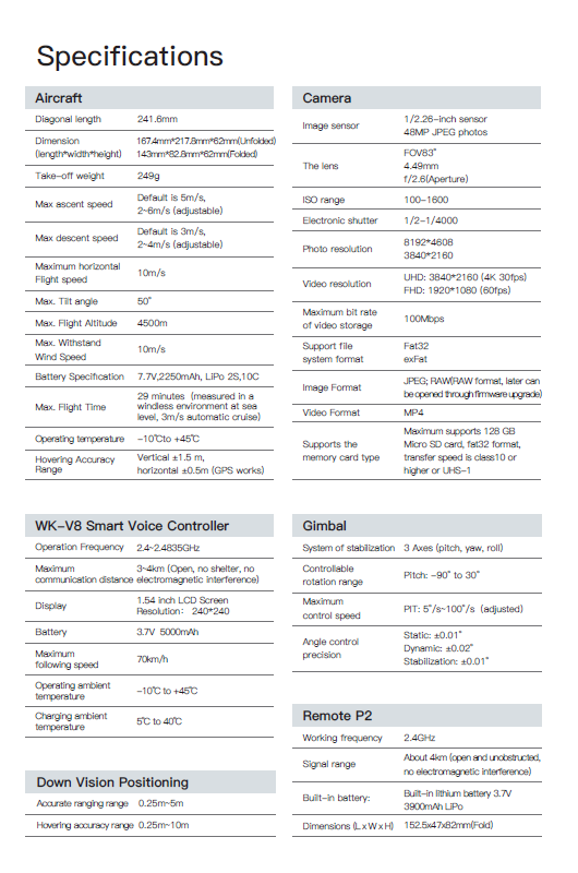 The Bigly Brothers Walker Air Midnight Commando Elite FPV Drone, FPV Goggles, 2 Batteries, 2 Remote Controllers, Carrying Case, Voice Commands, 48 Megapixel Camera, One Key Return Home, Below 249 Grams, Designed in Canada