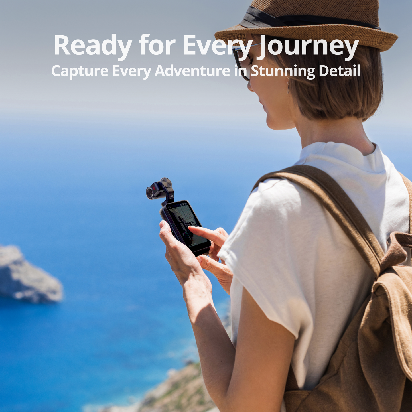 The Bigly Brothers Nimble 1 World Largest Pocket Camera with Gimbal, 3.5-inch Vlogging Camera Screen with 64gb SD Card, 3-Axis EIS Stabilization, 5K @30fps, 4k @60fps, AI Face tracking, IR night Vision, 120° Wide-Angle, 180° Rotatable Screen