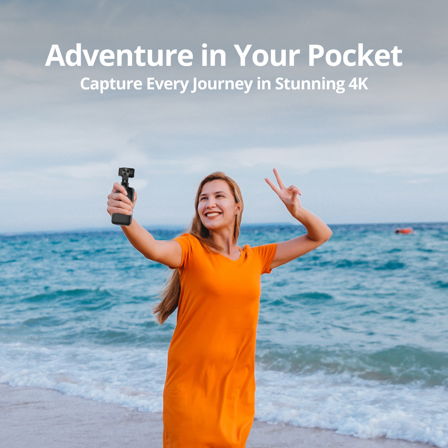 The Bigly Brothers Nimble 1 World Largest Pocket Camera with Gimbal, 3.5-inch Vlogging Camera Screen with 64gb SD Card, 3-Axis EIS Stabilization, 5K @30fps, 4k @60fps, AI Face tracking, IR night Vision, 120° Wide-Angle, 180° Rotatable Screen