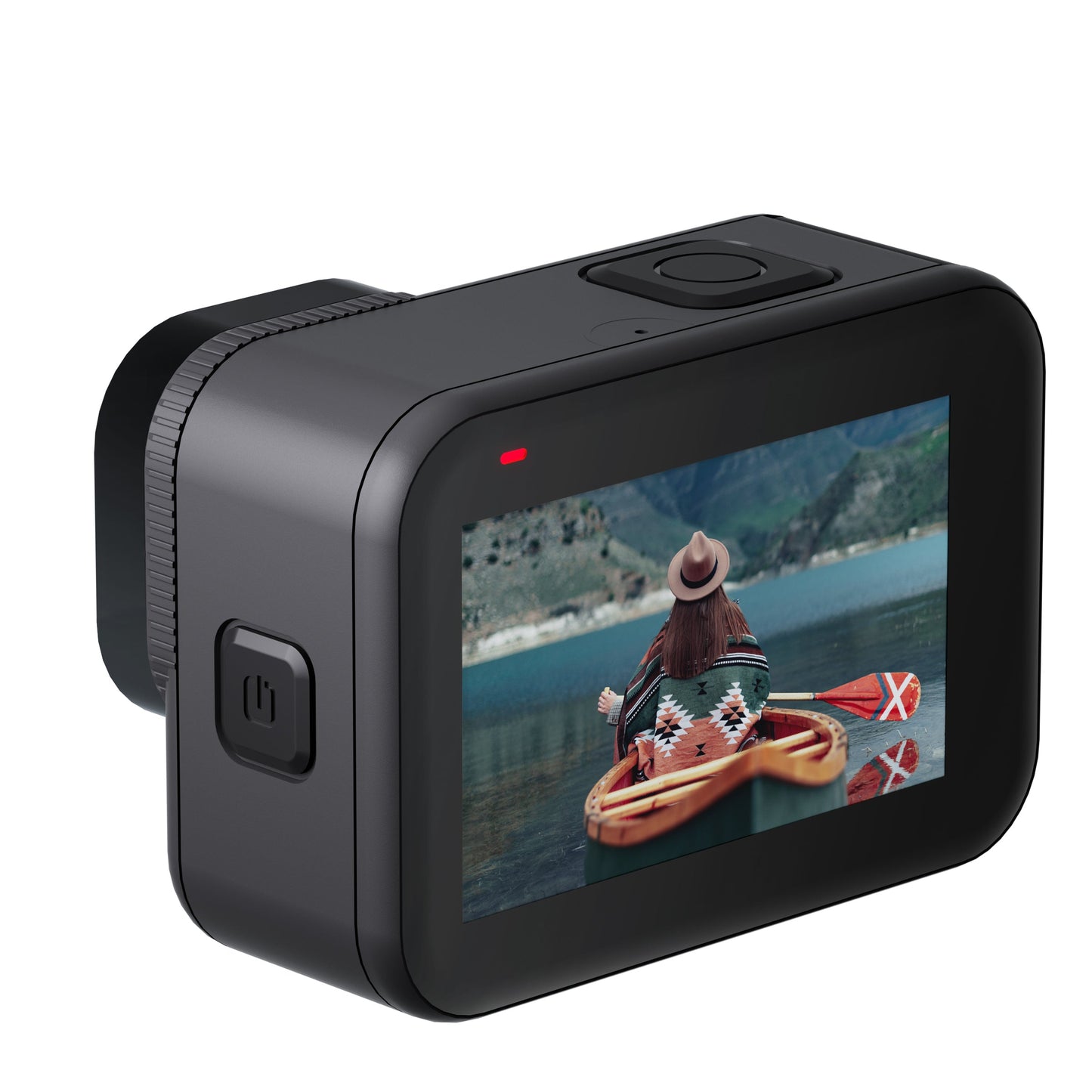 The Bigly Brothers Tribeca 2n2 Action Camera Vlogging Combo: 20M Waterproof With No Case, 64gb SdCard Included, 4K 60fps, 6-Axis Anti-Shake Stabilization, Dual Touch Screen, Wireless Remote Controller with a built-in Microphone for Extreme sports