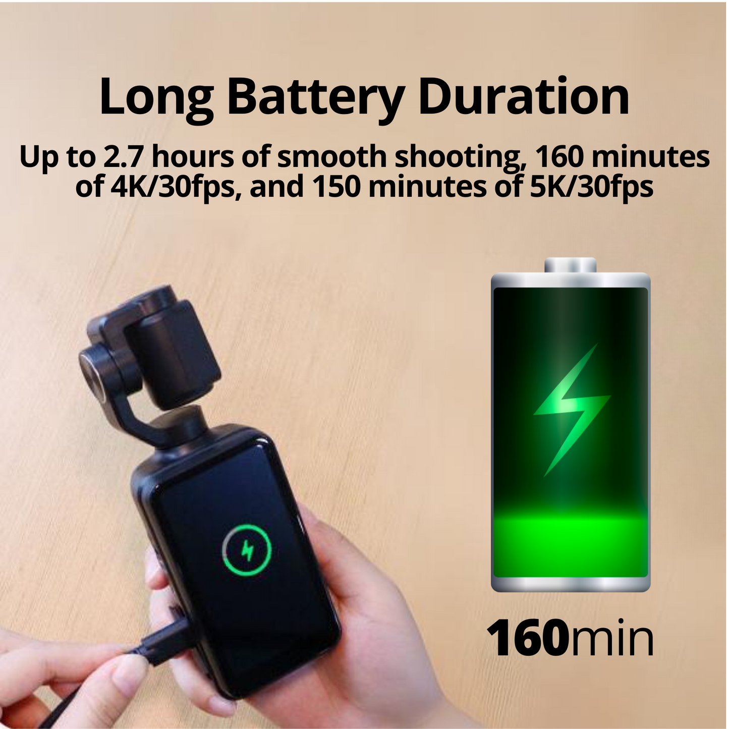 The Bigly Brothers Nimble 1 World Largest Pocket Camera with Gimbal, 3.5-inch Vlogging Camera Screen with 64gb SD Card, 3-Axis EIS Stabilization, 5K @30fps, 4k @60fps, AI Face tracking, IR night Vision, 120° Wide-Angle, 180° Rotatable Screen