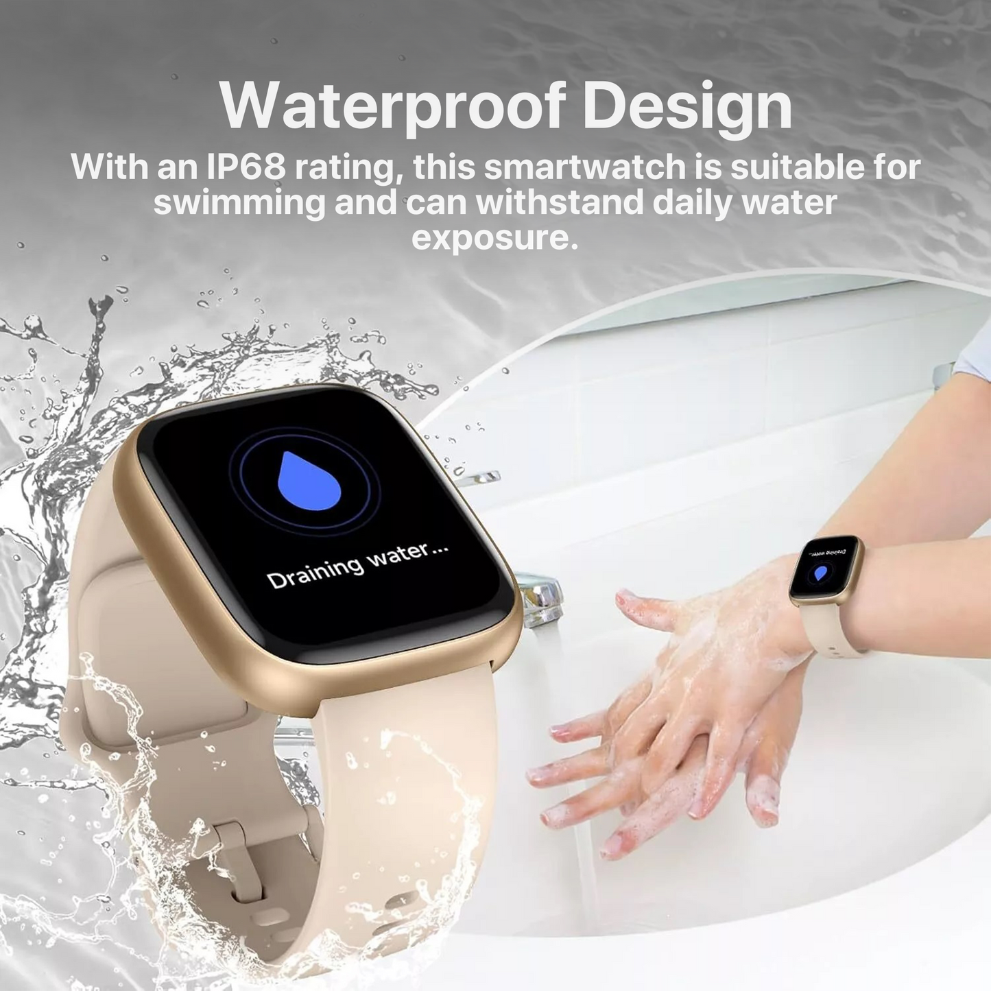 The Bigly Brothers All-in-1 Smart Watch for Women, Sports Watch with Call/Text, Heart Rate, Blood Pressure, Oxygen Level Monitor, Sleep Tracker, 110+ Sport Modes, IP68 Waterproof