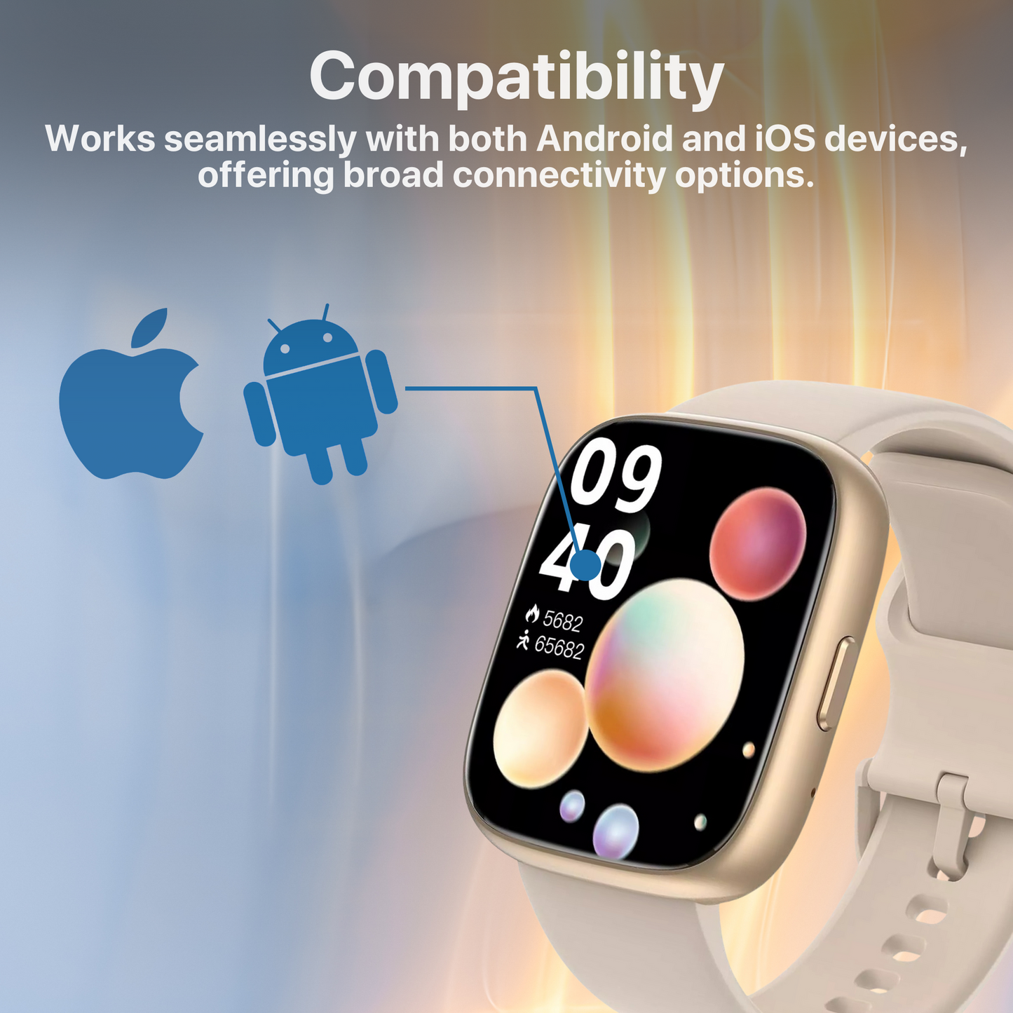 The Bigly Brothers All-in-1 Smart Watch for Women, Sports Watch with Call/Text, Heart Rate, Blood Pressure, Oxygen Level Monitor, Sleep Tracker, 110+ Sport Modes, IP68 Waterproof