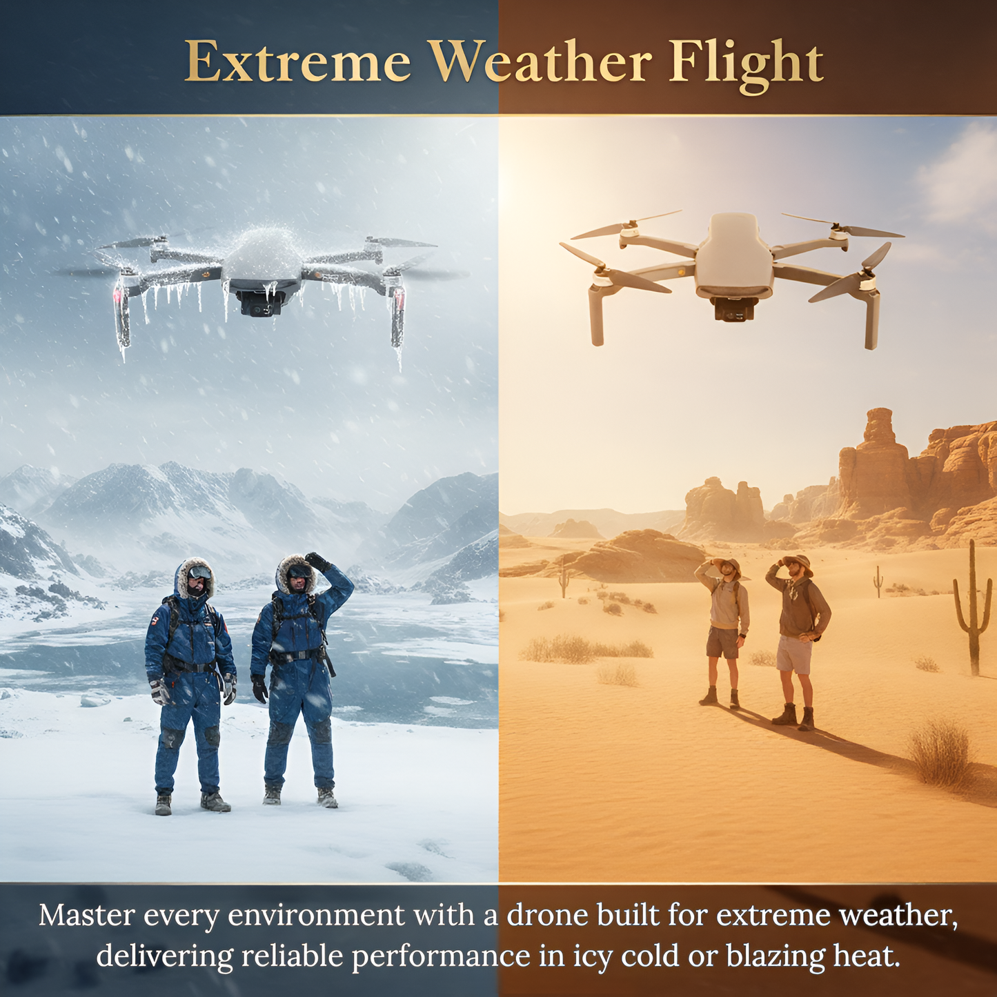 The Bigly Brothers Walker Air Midnight Commando Elite FPV Drone, FPV Goggles, 2 Batteries, 2 Remote Controllers, Carrying Case, Voice Commands, 48 Megapixel Camera, One Key Return Home, Below 249 Grams, Designed in Canada