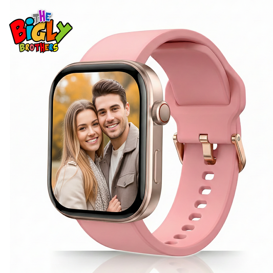 The Bigly Brothers All-in-1 Smart Watch for Women, Sports Watch with Call/Text, Heart Rate, Blood Pressure, Oxygen Level Monitor, Sleep Tracker, 110+ Sport Modes, IP68 Waterproof