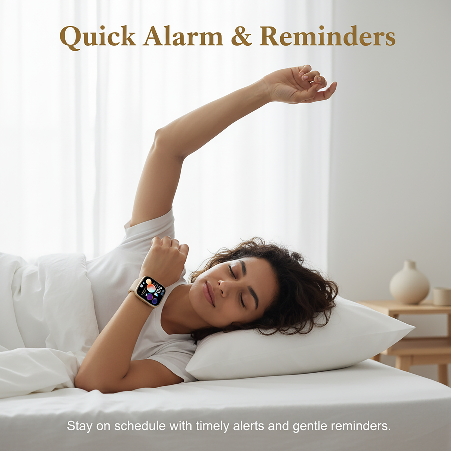 The Bigly Brothers All-in-1 Smart Watch for Women, Sports Watch with Call/Text, Heart Rate, Blood Pressure, Oxygen Level Monitor, Sleep Tracker, 110+ Sport Modes, IP68 Waterproof