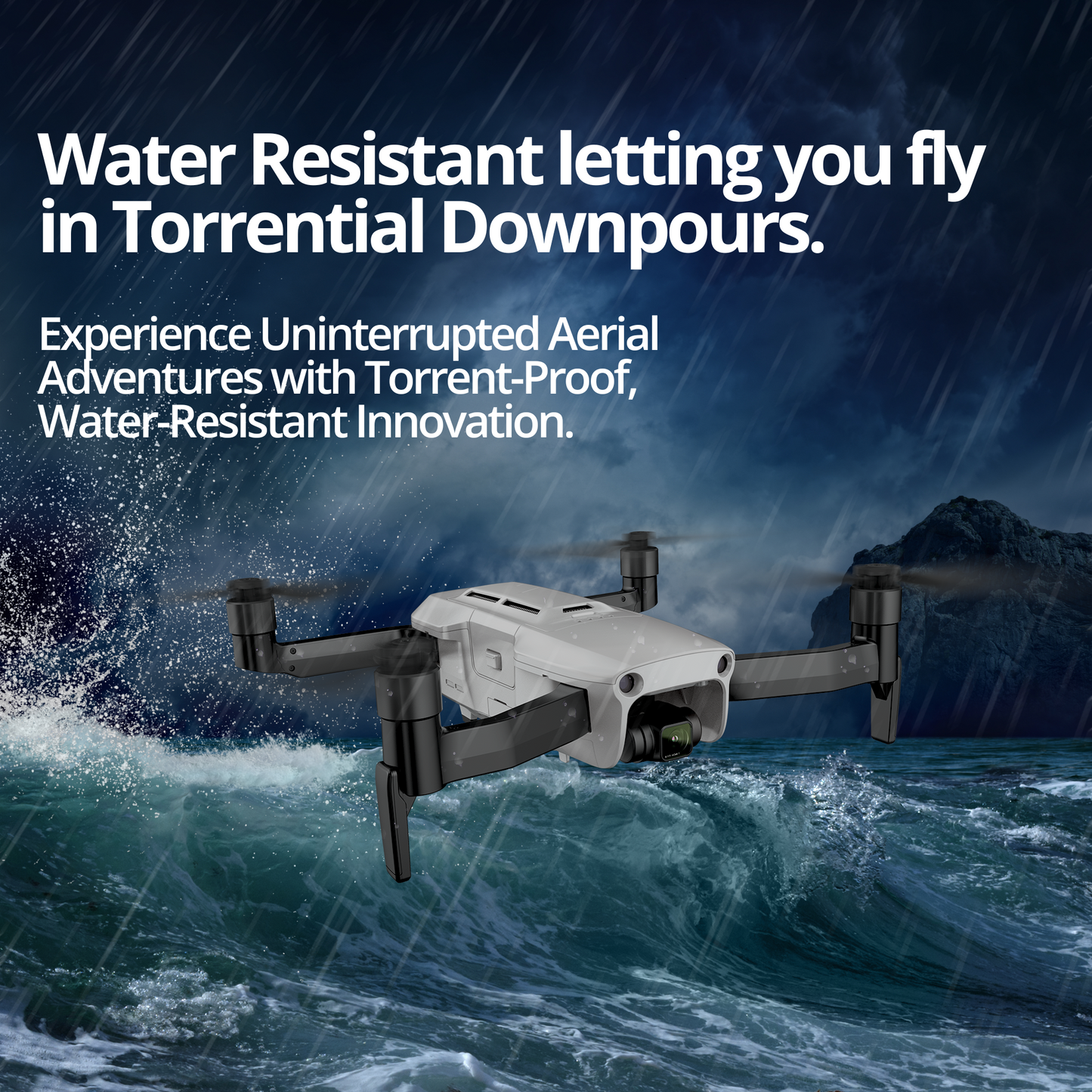 The Bigly Brothers Upgraded Ace 2+ Pro Sky Voyager Intrepid Class GPS Drone, 48MP Camera, 106-Mins Flight, 16km Range, Ultra-Stable 3-Axis Gimbal, Level 8 Wind Resistance, Waterproof/Snowproof, Heavy Duty Professional Grade Drone