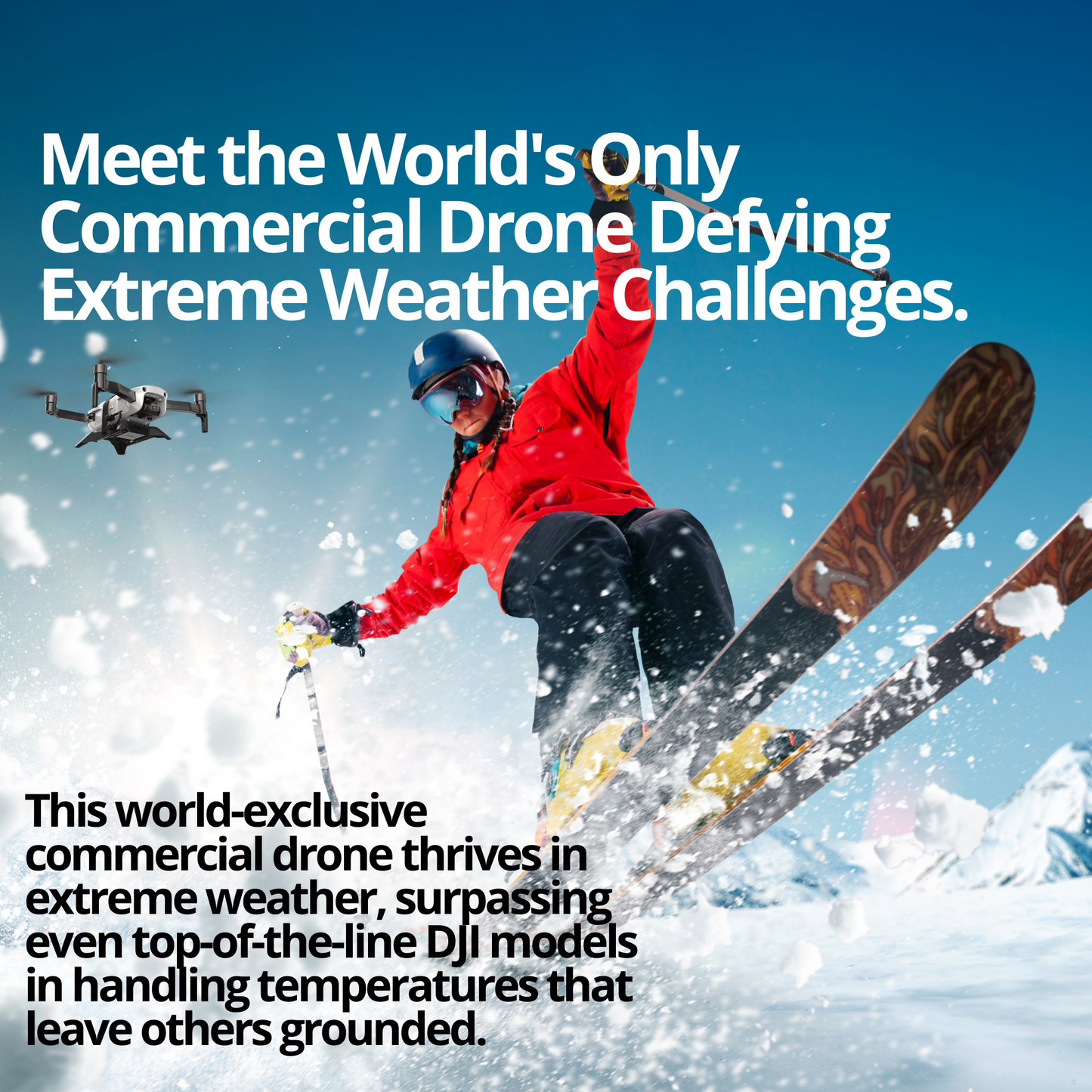 The Bigly Brothers Upgraded Ace 2+ Pro Sky Voyager Intrepid Class GPS Drone, 48MP Camera, 106-Mins Flight, 16km Range, Ultra-Stable 3-Axis Gimbal, Level 8 Wind Resistance, Waterproof/Snowproof, Heavy Duty Professional Grade Drone