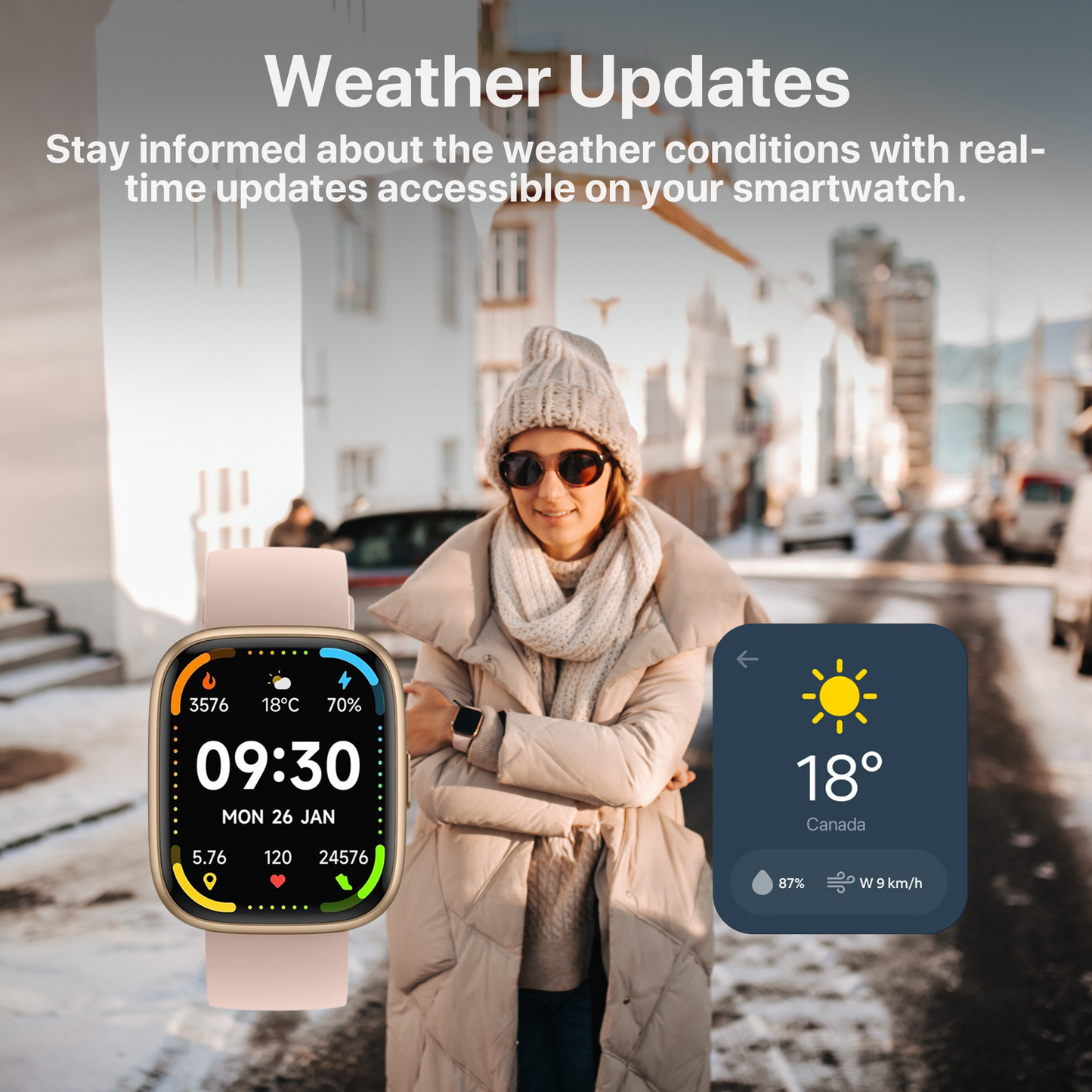The Bigly Brothers All-in-1 Smart Watch for Women, Sports Watch with Call/Text, Heart Rate, Blood Pressure, Oxygen Level Monitor, Sleep Tracker, 110+ Sport Modes, IP68 Waterproof